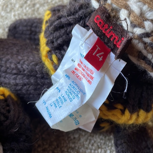 Catimini Hat, Scarf (T1) and Gloves (T4) Matching Set - Picture 7 of 8